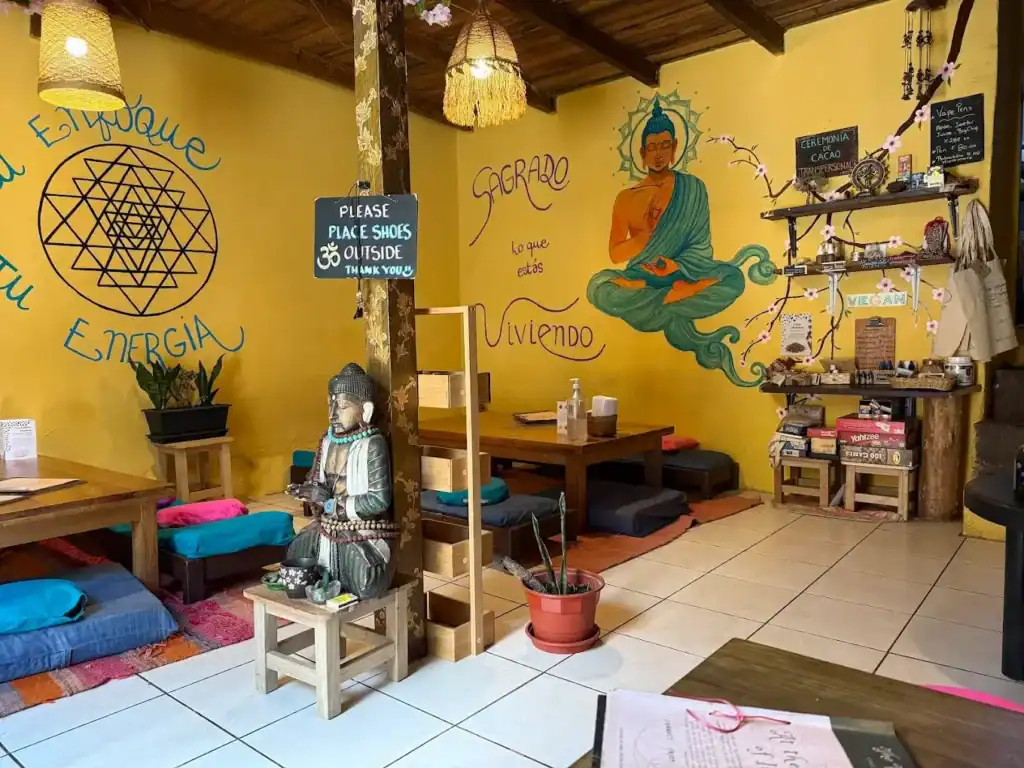 inside the The Vegan Temple by Prasada