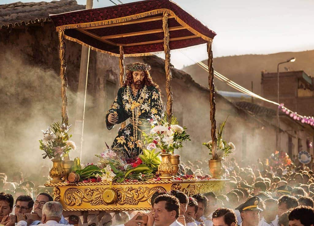 easter procession in cusco, peru